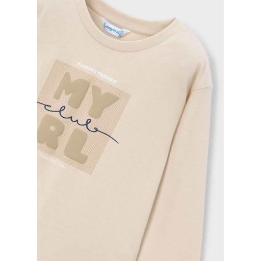 Camiseta básica Mayoral  piedra niño ref.173 [1]