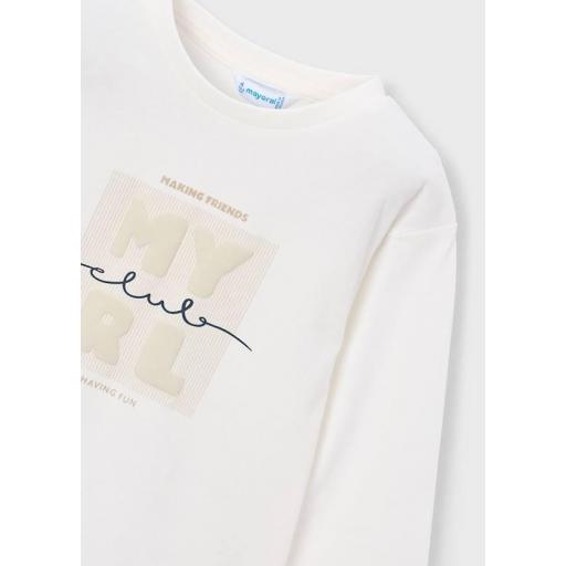 Camiseta básica Mayoral  nata niño ref.173 [1]