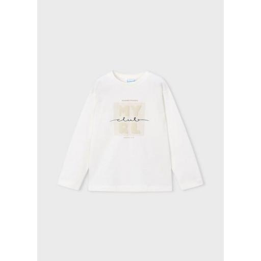 Camiseta básica Mayoral  nata niño ref.173 [0]