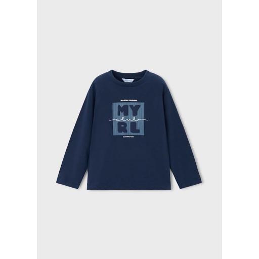 Camiseta básica Mayoral  marino niño ref.173 [0]