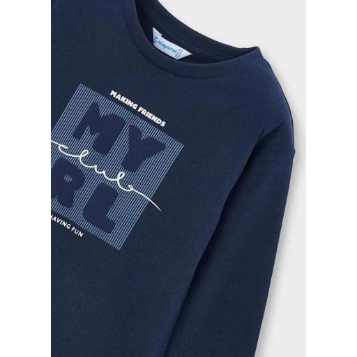 Camiseta básica Mayoral  marino niño ref.173 [1]