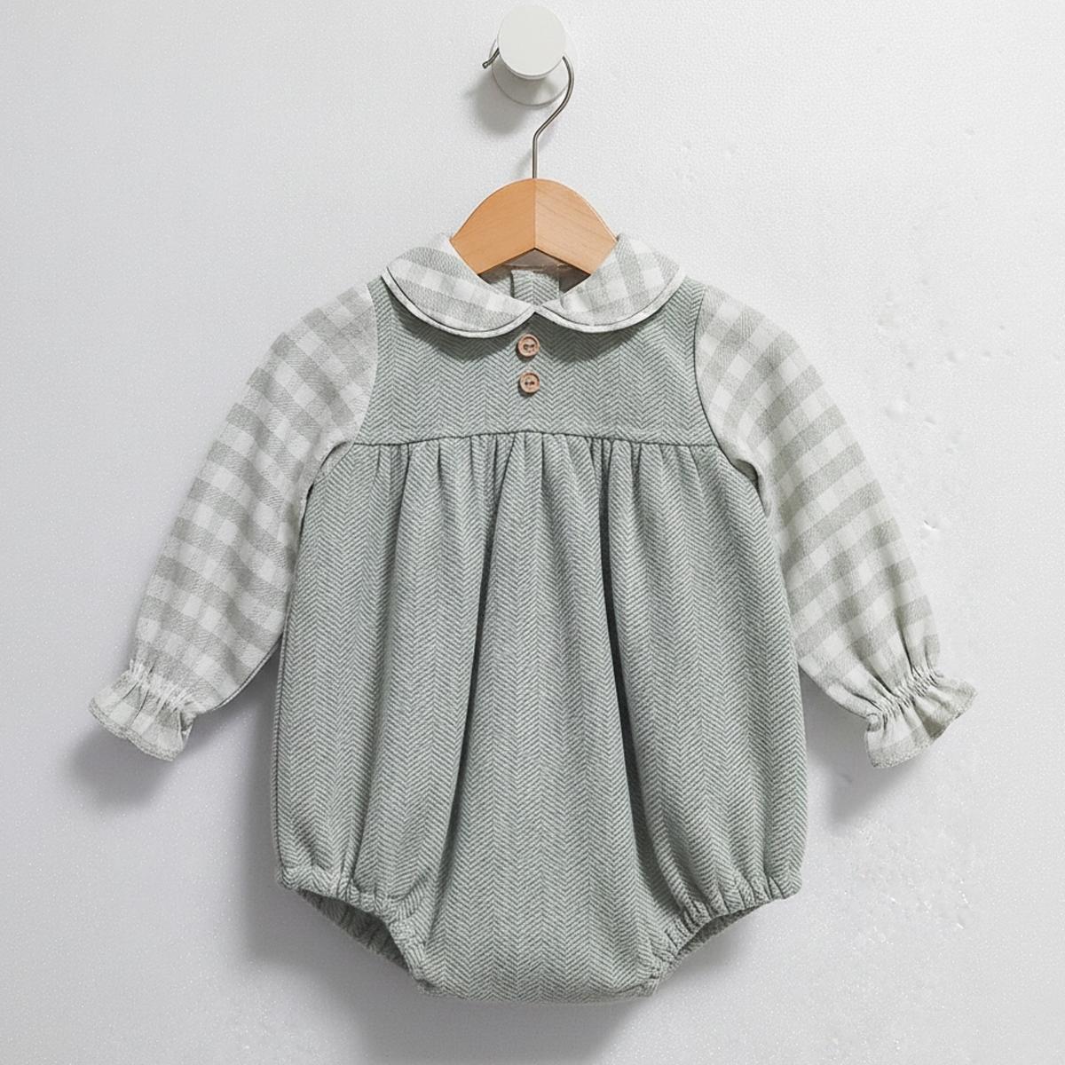 Pelele Vichy verde ref.26275