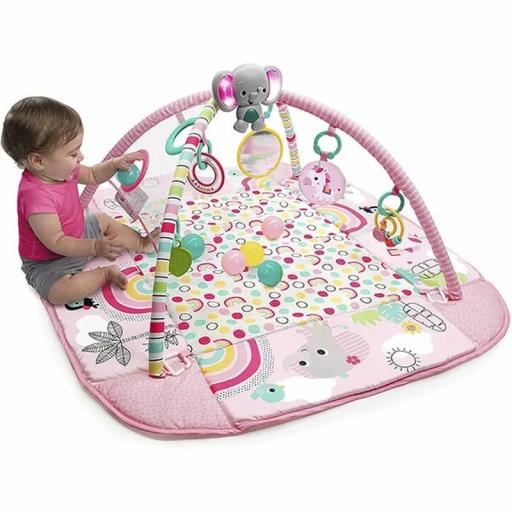 Gimnasio alfombra 5 en 1 (40 bolas incluídas) Bright Stars rosa [1]