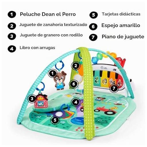 Gimnasio 4 en 1 piano verde [3]