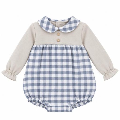 Pelele cuadros Babyfer ref.26278