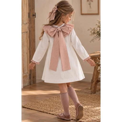 Vestido vichy nido de abeja Copo ref.4770 [1]