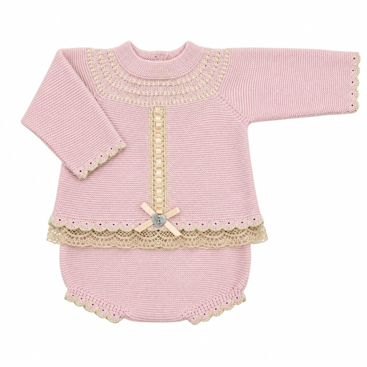 Conjunto Granlei braguita rosa ref.226-151