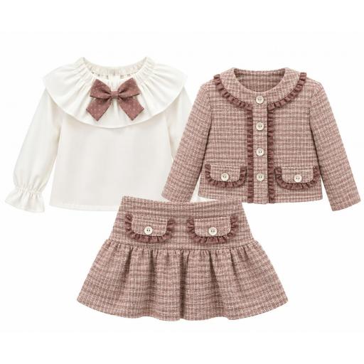 Conjunto 3piezas falda, blusa y chaqueta Hades Basmartí  ref.26615 [0]