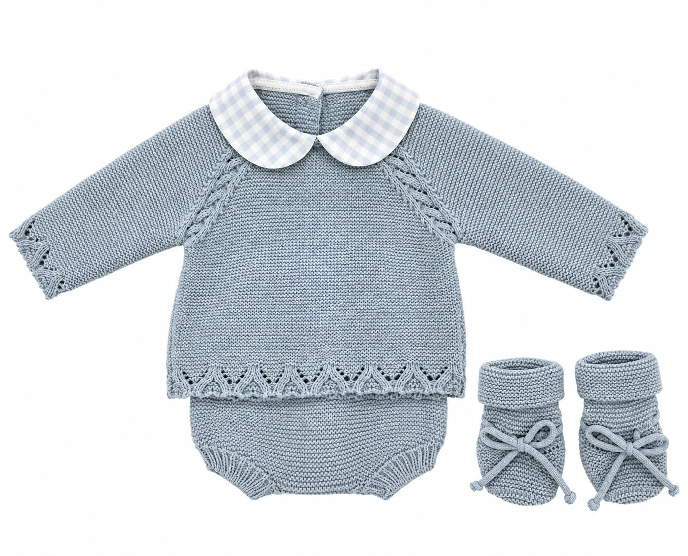 Conjunto verde con patucos ref.26354