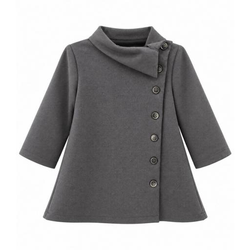 Vestido botones gris Eve Children ref.8064 [0]