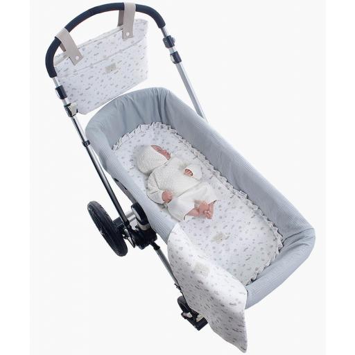 Colchón base capazo con muselina Lucca Uzturre