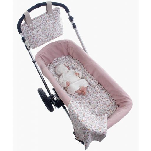 Colchón base capazo con muselina Roberta Uzturre