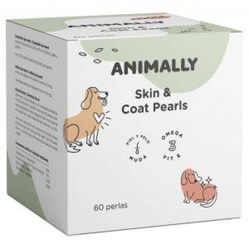 SKIN & COAT PEARLS ANIMALLY 60 Perlas 