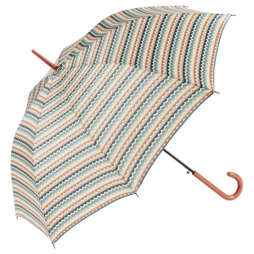 Paraguas largo de mujer Gotta  de estampado ondas [1]