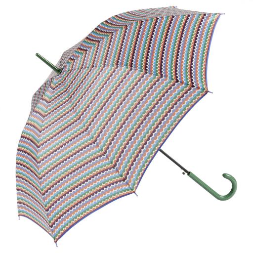 Paraguas largo de mujer Gotta  de estampado ondas [3]