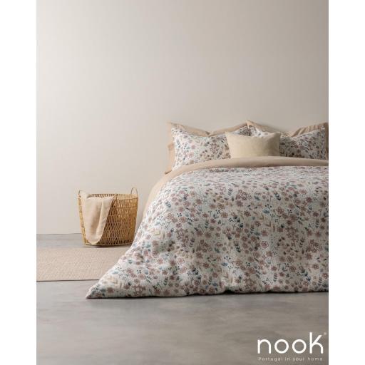 Funda Nórdica Noon de algodón con dos almohadones de 50x70