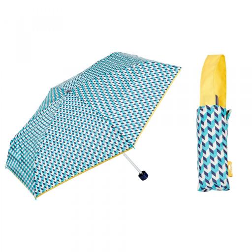 Paraguas plegable Gotta de Ezpeleta mini estampado geométrico [1]