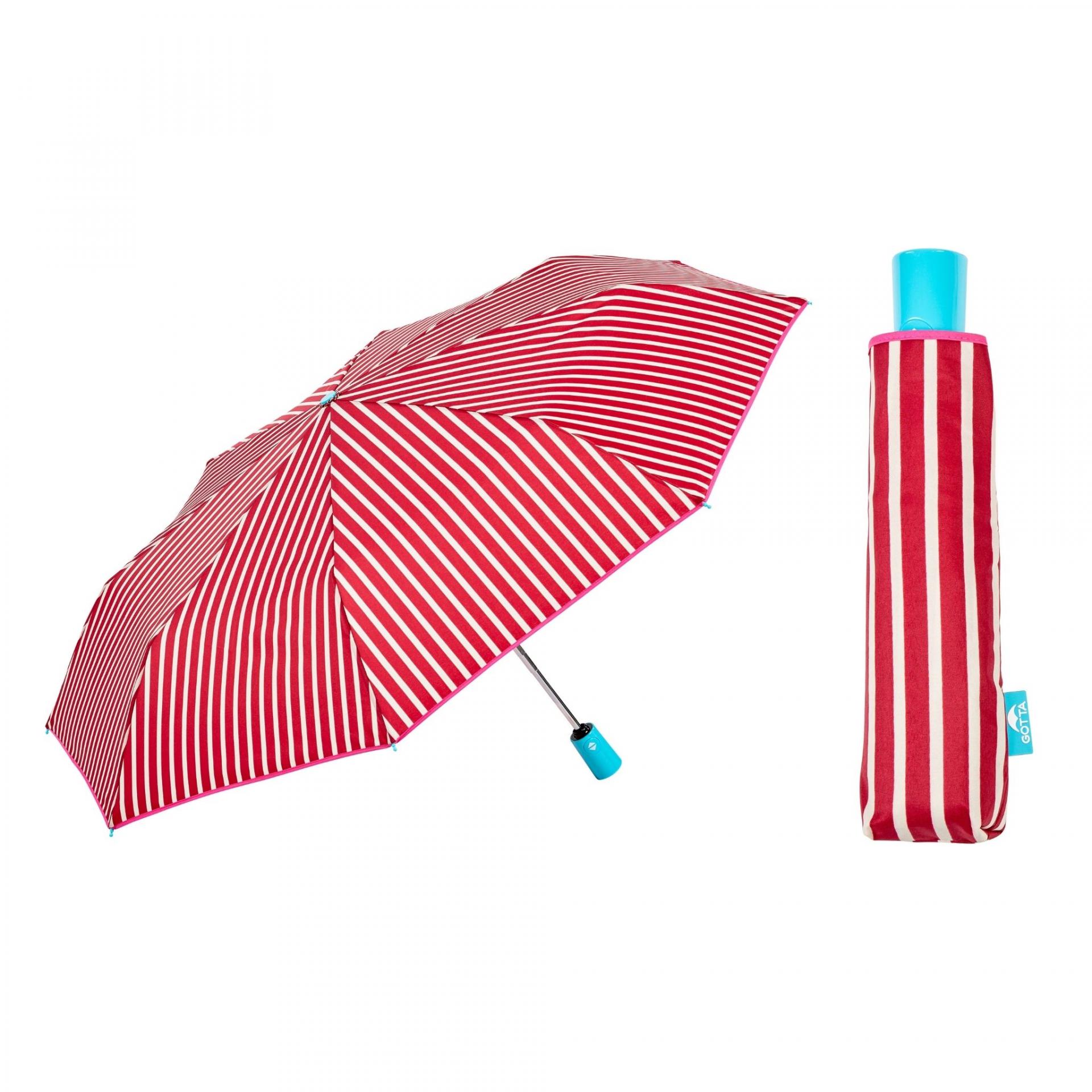 Paraguas plegable Gotta de Ezpeleta estampado rayas