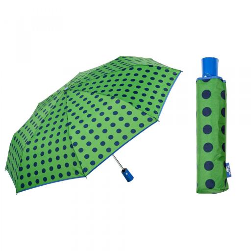 Paraguas plegable Gotta de Ezpeleta estampado lunares [3]