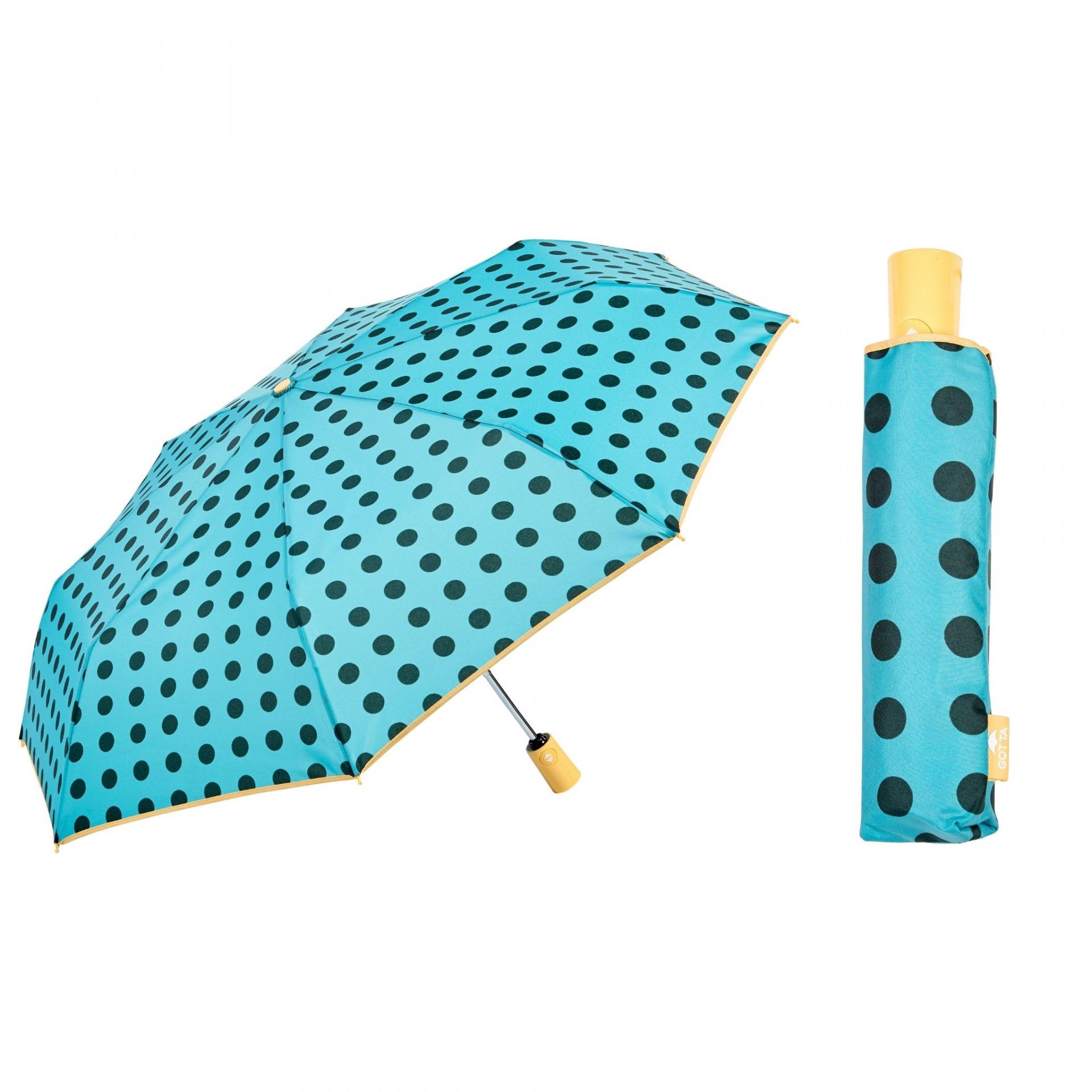 Paraguas plegable Gotta de Ezpeleta estampado lunares