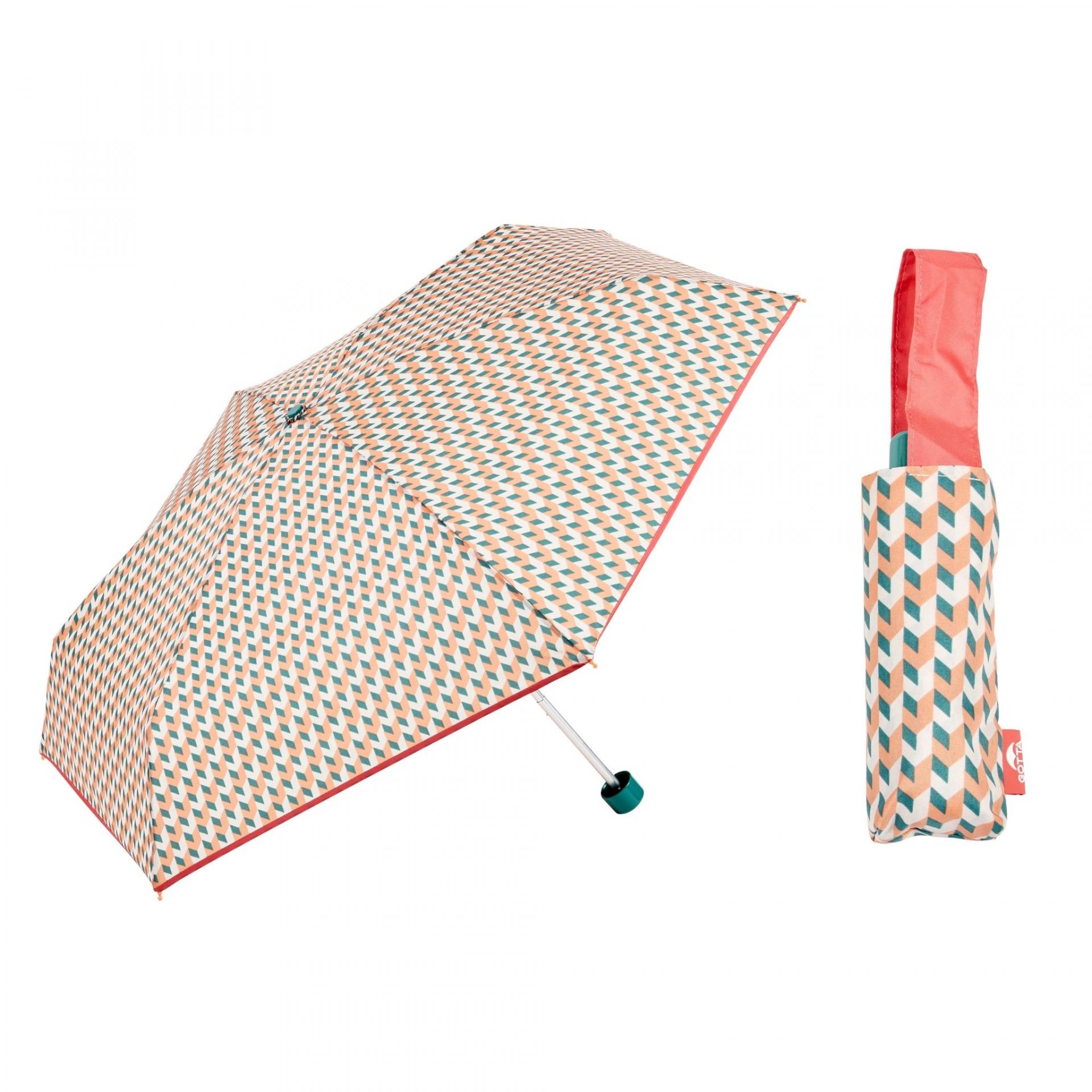 Paraguas plegable Gotta de Ezpeleta mini estampado geométrico