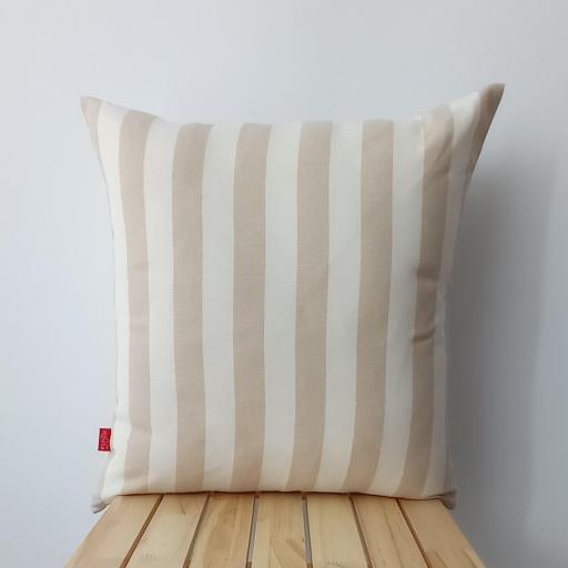 Cojin rayas beige [0]
