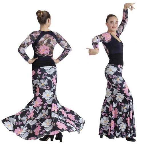 Falda Flamenco - Talla 4 a la 52