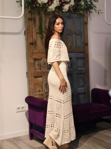 Vestido Bardot Crochet [3]