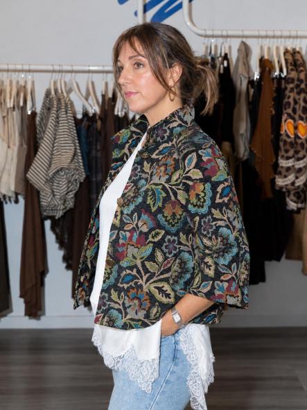 Chaqueta Tapiz Indian Botones Dorados [1]