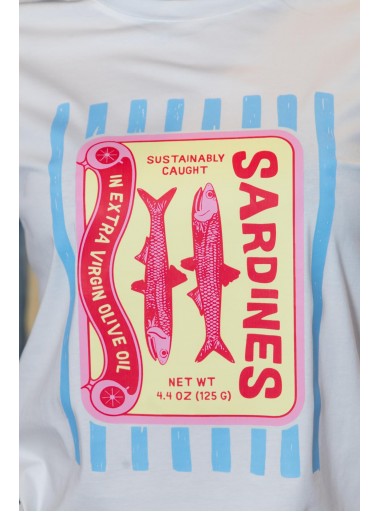 Camiseta Sardinas Rosa-Azul [1]