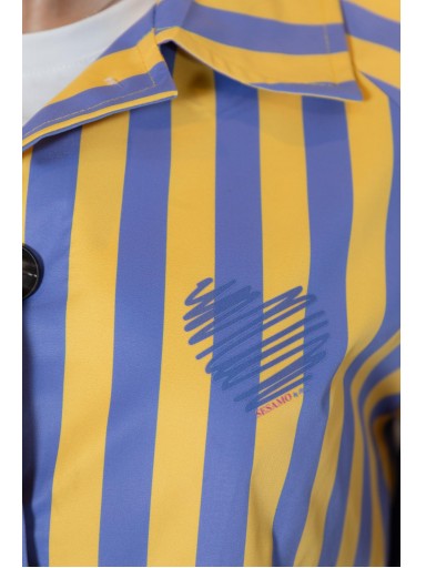 Blazer Impermeable Sésamo Amarillo y Morado [1]