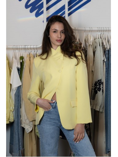 Blazer Asimétrica Butter Yellow [0]