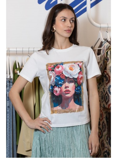 Camiseta Lady Flowers [0]