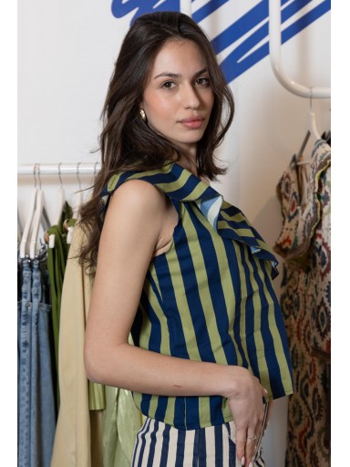 Top Asimétrico Stripes [5]