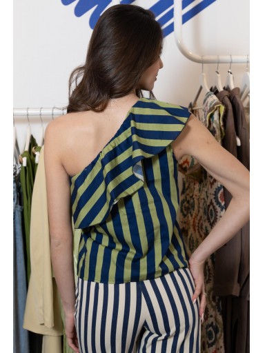 Top Asimétrico Stripes [3]