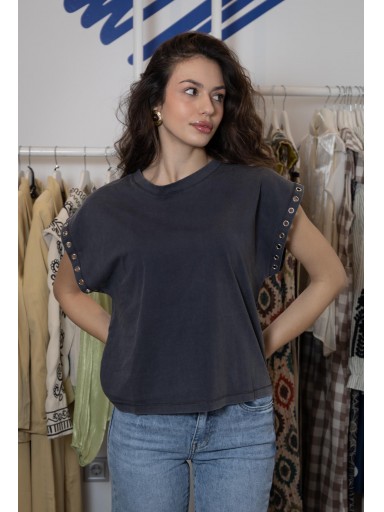 Camiseta Arandelas Manga