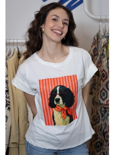 Camiseta Dog Gafas