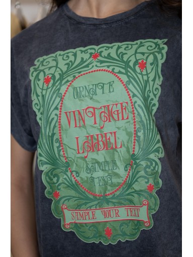 Camiseta Vintage Label [1]