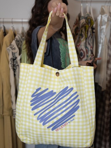 Bolso Loneta Sesamo Vichy [2]