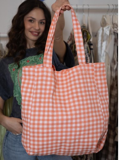 Bolso Loneta Sesamo Vichy [6]