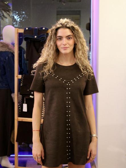 Vestido Ante Tachas [7]