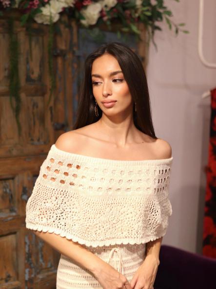 Vestido Bardot Crochet [5]