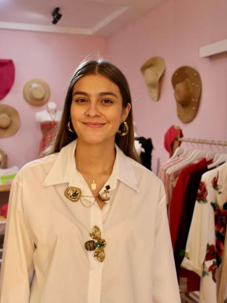 Camisa Blanca Abeja Joya