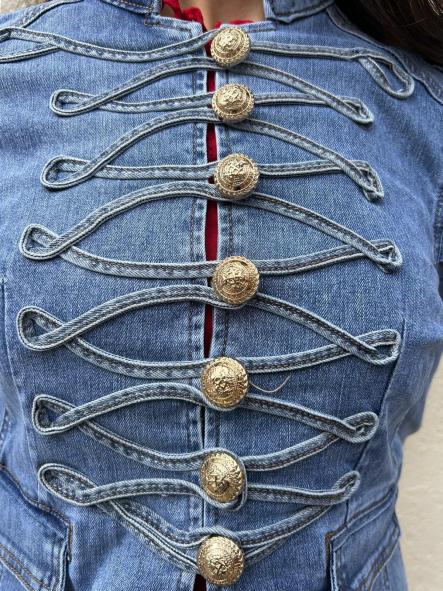 Chaqueta Denim Napoleónica [1]