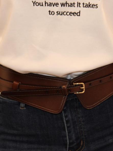 Cinturón Ancho Correa Fina [0]