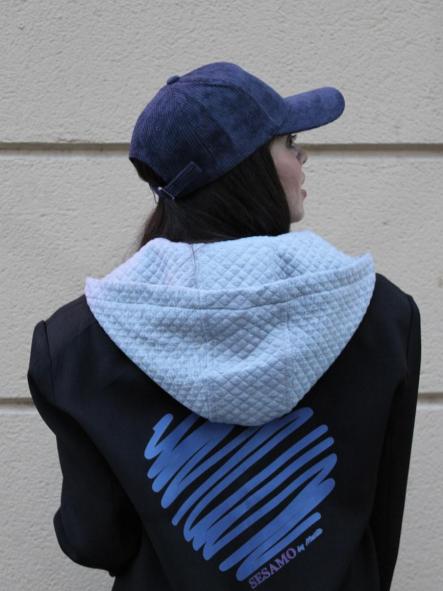 Blazer Con Capucha Gris [0]