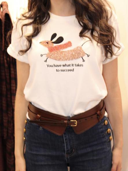 Camiseta Teckel Pailletes [1]