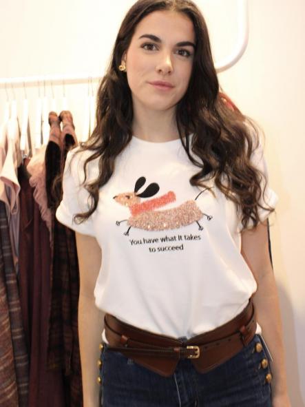Camiseta Teckel Pailletes [2]