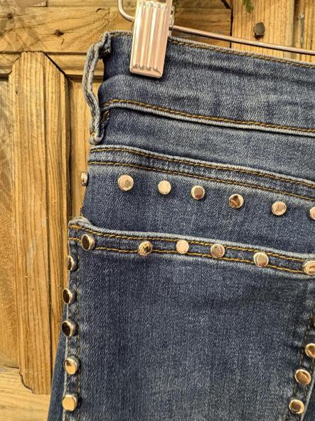 Denim blue skinny tachuelas [1]