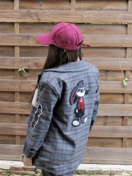 Blazer Cuadros Rabbit